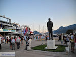 Beeld van Aristoteles Onassis in haven Nidri (Nydri) - Lefkas (Lefkada)